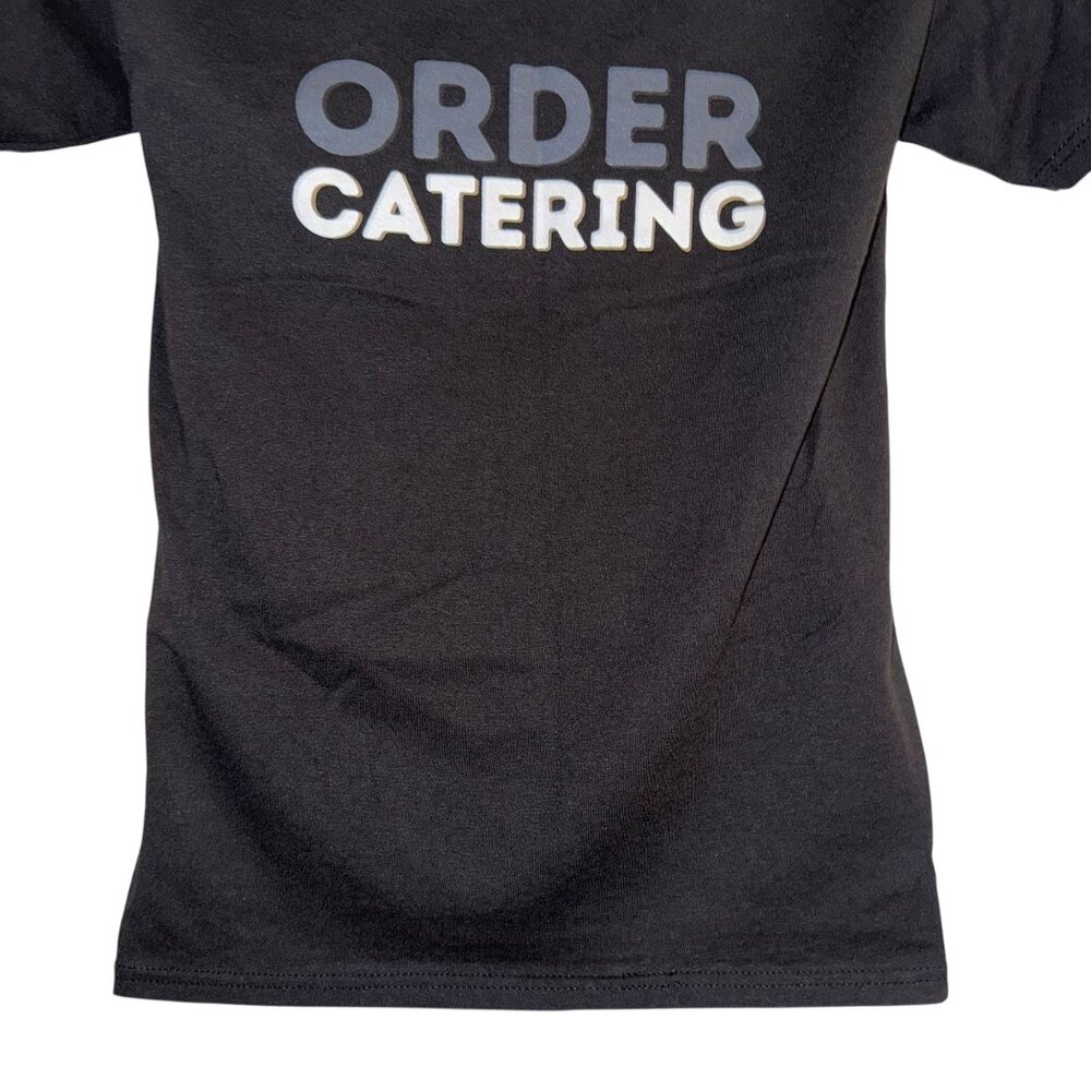 Cafe Rio Employee TShirt Tee Mens S Be The Hero Order Catering Black Red - Picture 6 of 7